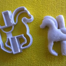 de coupeur biscuit à cheval carucel l'emporte-pièce divers biscuits 3d print model - Mito3D
