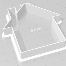 cortador de cookie casa ferramenta a 3d print model - Mito3D