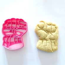 cookie cutter hulk fist cutting biscuits home cutters avengers 3d print model - Mito3D