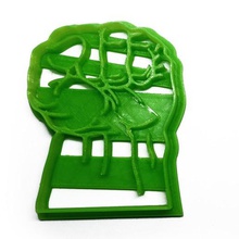 cortador de galletas hulk punch art sharp las cookies el molde cookie 3d print model - Mito3D