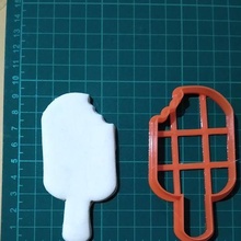 Plätzchen Cutter Eis Sahne Schneiden 3d print model - Mito3D