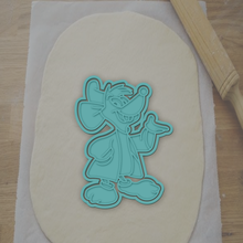 cookie cutter jaq cinderella 3d print model - Mito3D