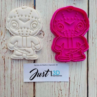 cookie cutter jason sharp cookies fondant porcelain 3d print model - Mito3D