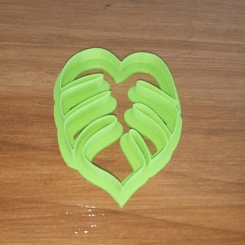 cookie cutter leaf palm gadget cutting 3D print model - Mito3D