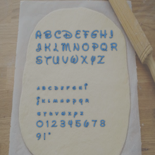 cookie cutter letra dsiney decoration 3d print model - Mito3D