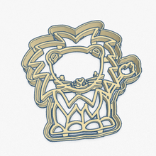 cookie cutter little lion cortante galletita leon leoncito home 3d print model - Mito3D