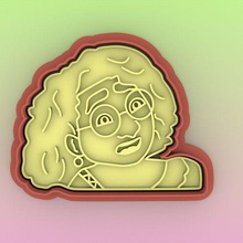 cookie cutter maribel movie charm - disney stamp seal carimbo brigadeiro biscoito 3d print model - Mito3D