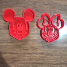 cookie cutter mickey mouse tool cookies cortantes galletas reposteria galletitas cutters minnie 3d print model - Mito3D