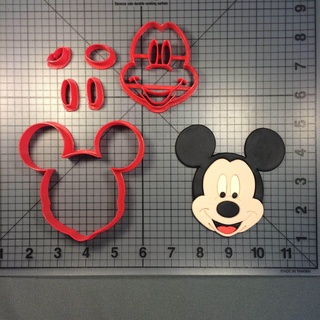 cookie cutter mickey mouse face face cookie cutter cutting cookie cutter mickey mouse minnie mouse face mickey mouse  3d print model - Mito3D