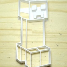 cookie cutter minecraft creeper, cookie-cutter home Fräser schneiden Kekse 3d print model - Mito3D