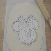 cookie cutter minnie mouse 3d print model - Mito3D