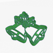cookie cutter vischio campana di natale campane mordago casa il bell sharp 3d print model - Mito3D