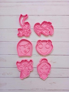 cookie cutter mulan Home disney dragon bakery kit pack cutting cutters molds cookies seal stamper 3d print model - Mito3D