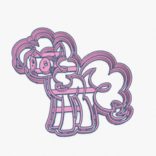 cookie cutter my little pony pinkie pie cortante galletita home 3d print model - Mito3D