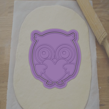 cookie cutter owl love 3d print model - Mito3D
