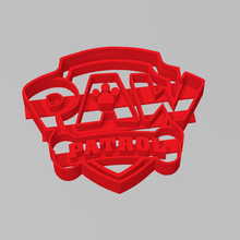 cookie cutter paw patrol-cookie-cutter home Jh Patrouille scharf 3d print model - Mito3D