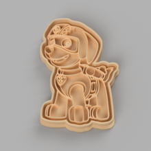 cookie cutter paw patrol zuma mould 3d print model - Mito3D