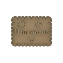 biscuit coupeur petit beurre lun amour prend moule gâteau coupeurs pâte forme cuisine cuisinier l'amour st Valentin 3d print model - Mito3D