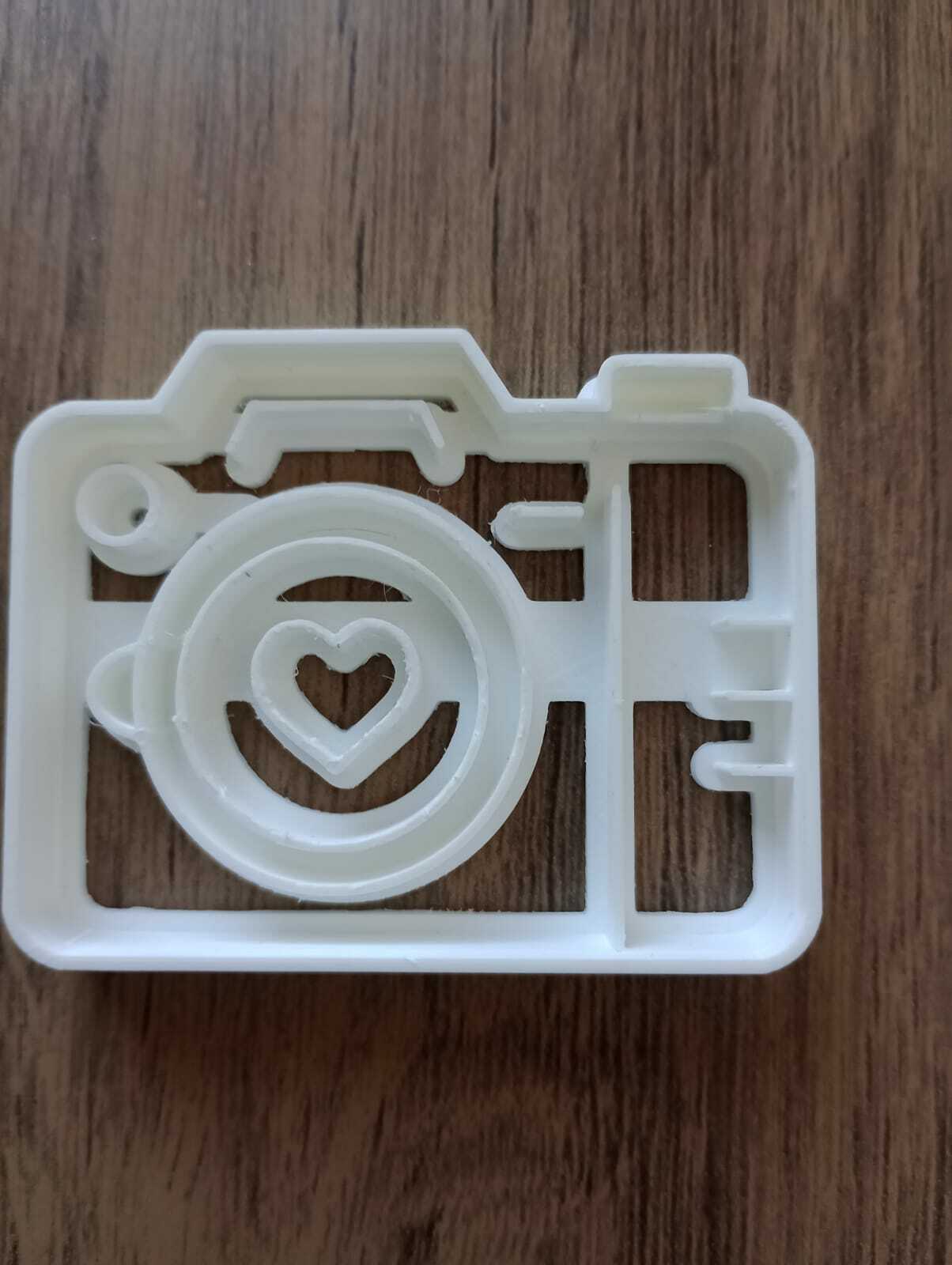 Galleta cortador foto camara leva fotografía cocina mezclador cámara fotográfica 3D print model - Mito3D