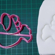 cookie cutter pigeon model 2 cookies dove cutting 3d print model - Mito3D