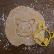 Galleta cortador Pikachu empujar Lun galletas cocina pokemon go herramienta cocina_comedor 3d print model - Mito3D