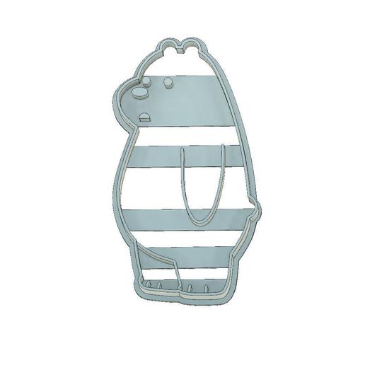 cookie cutter polar fondant we bare bears tool 3D print model - Mito3D