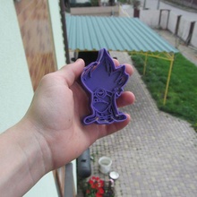 cookie cutter purple minion 3d print model - Mito3D