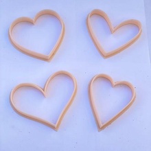 kurabiye kesici kırsal kalpler 3d print model - Mito3D