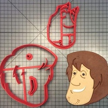 cookie cutter salsicha scooby doo 3d print model - Mito3D