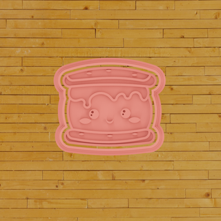 Plätzchen Cutter Sandwich kawaii Kekse Antwort Fondant Kuchen Geschenk Massen Dekoration Biscotti Kekskunst Zuckerkekse dekorieren Verzierte 3d print model - Mito3D