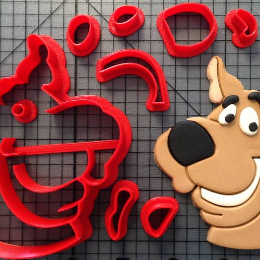 kurabiye kesici Scooby doo 3D print model - Mito3D