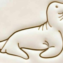 cookie cutter seal sea lion 3d print model - Mito3D