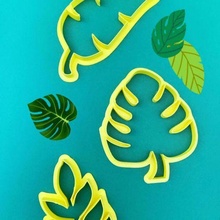 cookie cutter sheets cookies leaf leaves baking bakery kitchen fondant 3d print model - Mito3D