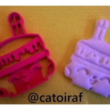 cookie cutter shopkins cookie-cutter home Tier fondant 3d print model - Mito3D