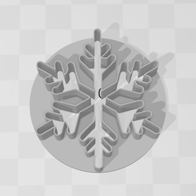 cookie cutter snowflake snow flake 3d print model - Mito3D