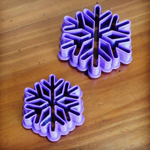 Ausstecher Schneeflocke schneiden gadget cookie cutter flake Schnee 3d print model - Mito3D