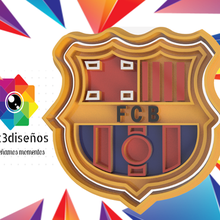 Plätzchen Cutter Fußball Verein Barcelona Mannschaft Kekse pcx3gamers 3d print model - Mito3D
