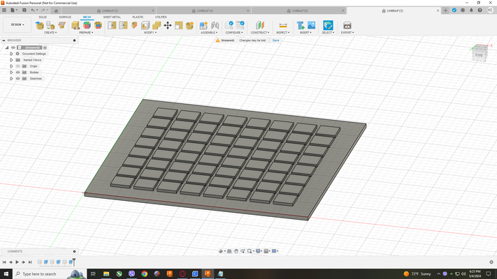 biscuit coupeur carré 15x15 accueil maison 3d print model - Mito3D