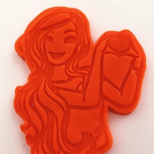 çerez kesici damga barbie ev dekorasyon kek hamur clay mumlu deco fondan kurabiye 3d print model - Mito3D
