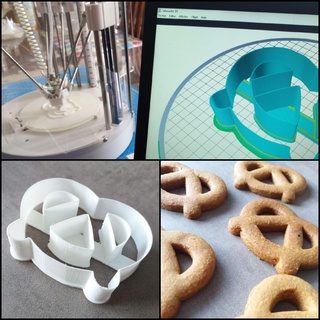 cookie cutter stamp pretzel shaped cookies shortbread Home pastry shop bakery alsatian alsace 3d print model - Mito3D