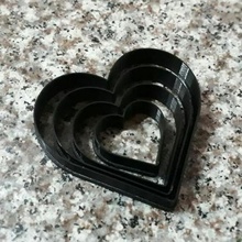 cortador de estrela x4 coração a casa sharp cookie 3d print model - Mito3D