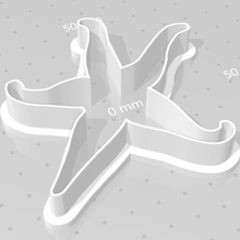 cookie cutter starfish tool 3d print model - Mito3D