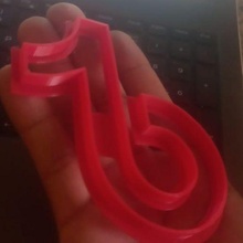 biscuit coupeur tik tok art 3d print model - Mito3D