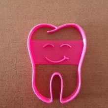 Galleta cortador diente muela horneando niños arcilla polímero 3d print model - Mito3D