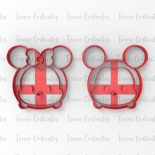 kurabiye kesici tsum Mickey Minnie kesme kalıp 3d print model - Mito3D