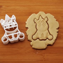cookie cutter unicorn 1 home confectionery 3d print model - Mito3D