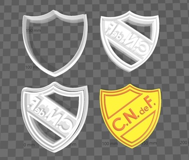 cookie cutter uruguay national coat arms Home cutting cookie shield national uruguay  3d print model - Mito3D