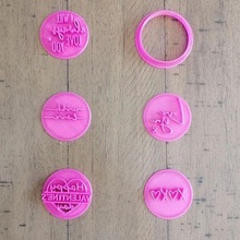 biscotto taglierina San Valentino giorno cerchio tagliabiscotti 3d print model - Mito3D
