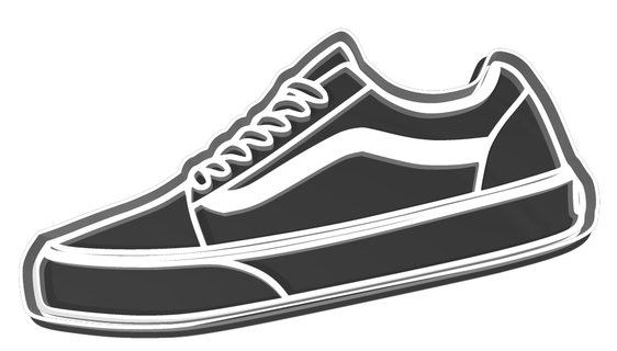 Plätzchen Cutter Lieferwagen alt Schule Zuhause Haus Nike weiss Sneaker Turnschuhe Kekse adidas höchste Dunk Jordanien Luft Schuhe max Kunst yeezy Gucci Balenciaga 3d print model - Mito3D