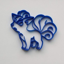 cookie cutter vulpix pokemon home sweets gingerbread cookies 3d print model - Mito3D